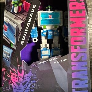 Soundwave Action Figure - Blue and White